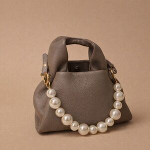 Italian Leather Trapeze Crossbody